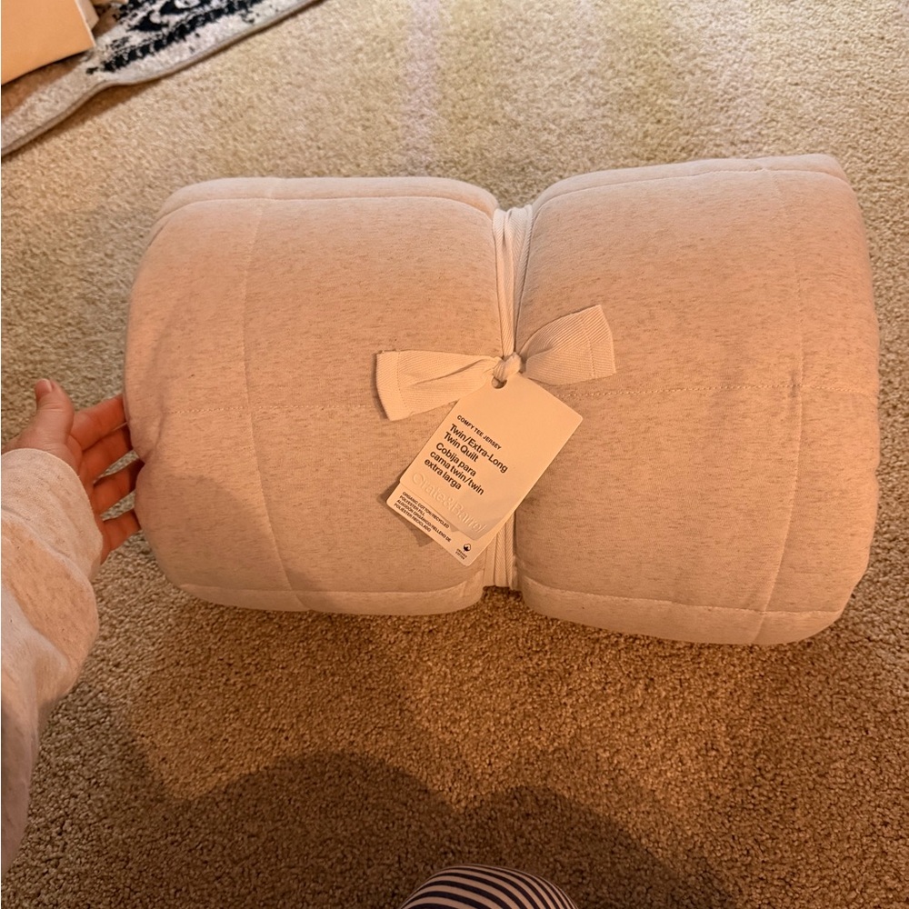 Crate&Barrel Soft Cream Comforter